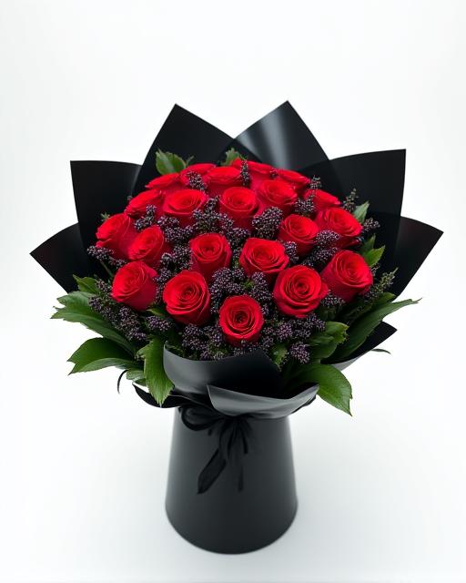 Midnight Rose Arrangement